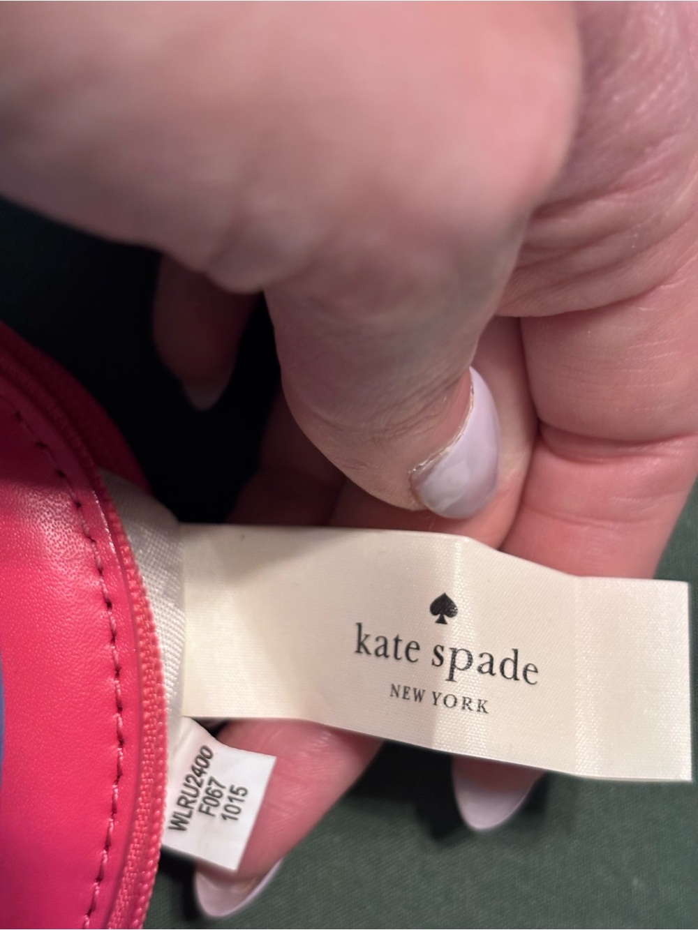 kate spade Hot Air Balloon Coin Purse - Pink, Blue, Lilac, Tan 100% leather RARE - Picture 10 of 14